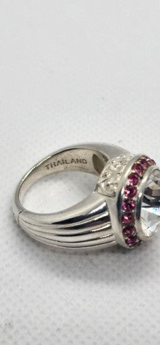 925 Sterling Silver CZ Ring Size 7