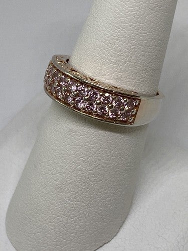 925 Sterling Silver CZ Ring Size 7.5