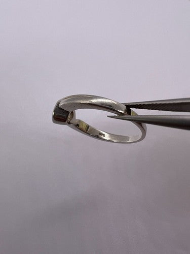 925 Sterling Silver CZ Ring Size 8.5