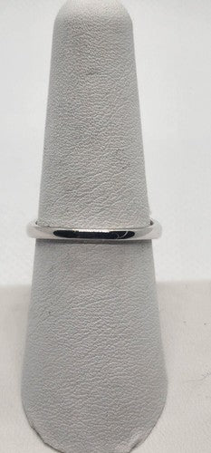 925 Sterling Silver CZ Orange Ring Size 8