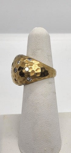 925 Sterling Silver CZ Ring Size 5