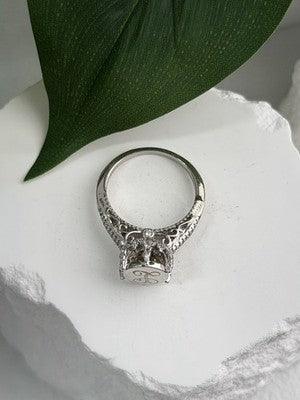 AshleyMaria Monogram 925 Sterling Silver Ring Size 8