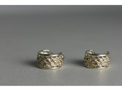 925 Sterling Silver Openwork Earrings