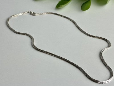 925 Sterling Silver Chain Necklace 16.5 in