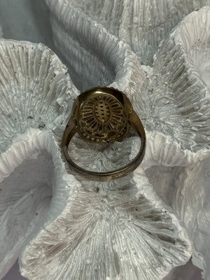 Beautiful 925 Sterling Silver CZ Ring Size 7.5