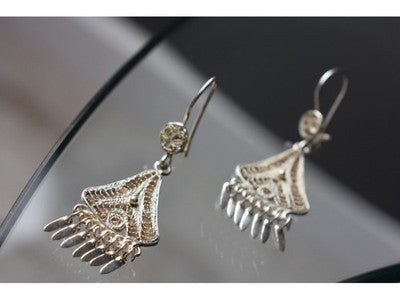 Vintage 925 Sterling Silver Earrings