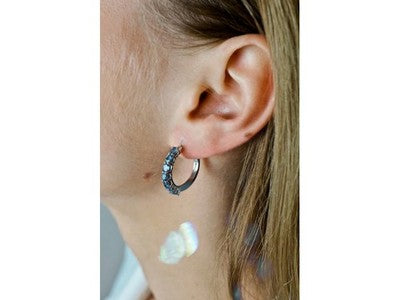 925 Sterling Silver Aquamarine Earrings
