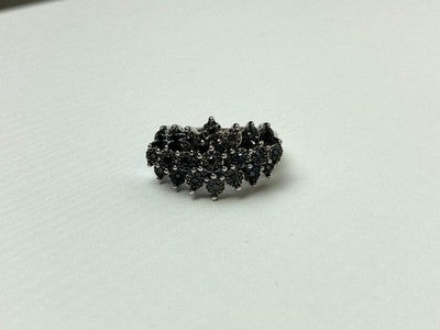 925 Sterling Silver Spinel Ring Size 8