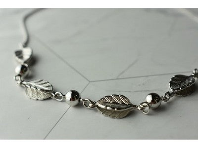 925 Sterling Silver "Autumn Leaves" Necklace