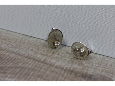 Men's Vintage 925 Sterling Silver Cufflinks Mexico