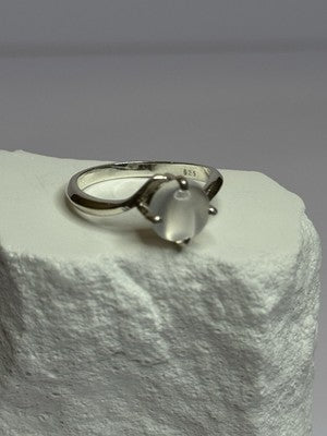 925 Sterling Silver Moonstone Ring Size 7.5