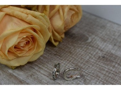 925 Sterling Silver CZ Classic Earrings Thailand