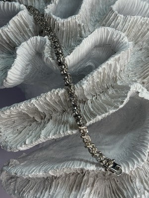 925 Sterling Silver Bracelet Length 7.5 Inch