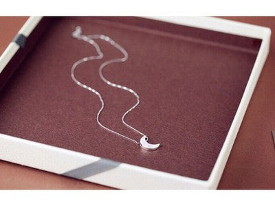 925 Sterling Silver "Moon" Chain with Pendant