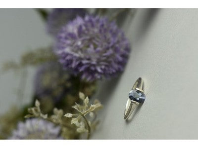 925 Sterling Silver Spinel Ring Size 9.5