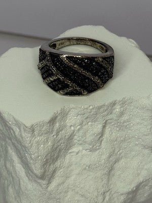 925 Sterling Silver Spinel Ring Size 6