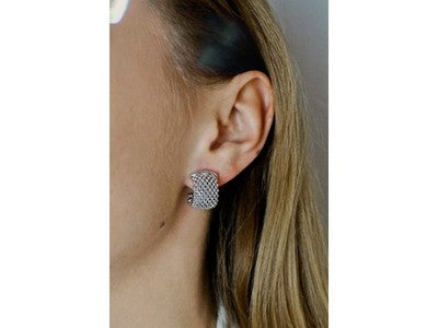 925 Sterling Silver Earrings Italy