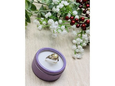 925 Sterling Silver Pearl Ring Size 8