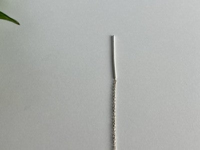 925 Sterling Silver Marcasites Threader Earrings
