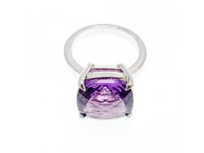 925 Sterling Silver Tourmaline Ring Size 8.5