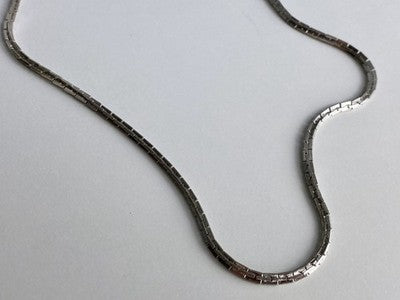 925 Sterling Silver Chain Necklace 16.5 in