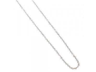 14 White Gold Chain 16.1 In
