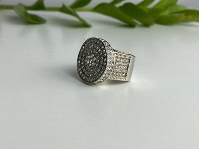 925 Sterling Silver CZ Ring Size 6.5