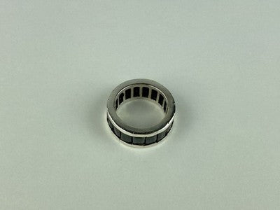 925 Sterling Silver Blue CZ Ring Size 7.5