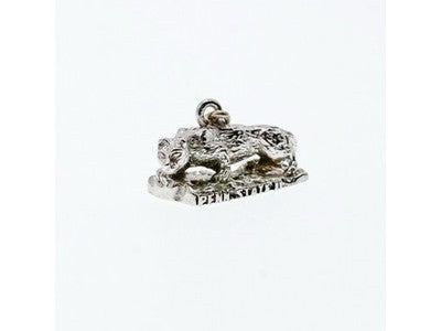925 Sterling Silver Wolf Pendant