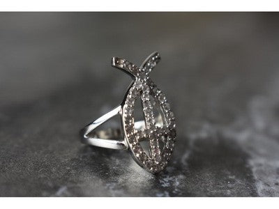925 Sterling Silver Goshenite Ring Size 6.5