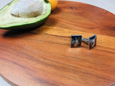 Men's Vintage 925 Siam Sterling Silver Cufflinks