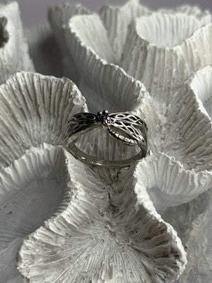 Dragonfly 925 Sterling Silver Ring Size 9