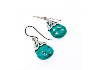 925 Sterling Silver Jasper Earrings
