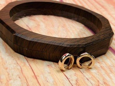 925 Sterling Silver Gold Plated Earrings