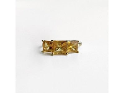 10K Yellow Gold Heliodor Ring Size 7.25