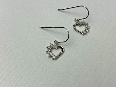 925 Sterling Silver "Hearts" Earrings