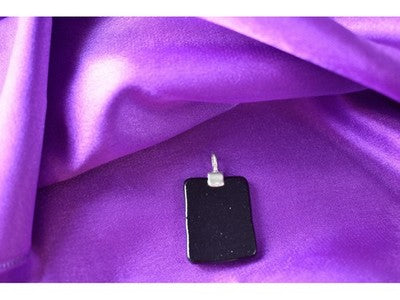 925 Sterling Silver Jewel Stone Enamel Pendant