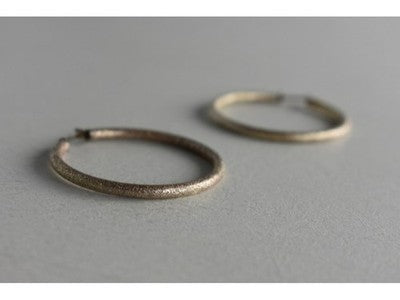 925 Sterling Silver Hoop Earrings Italy