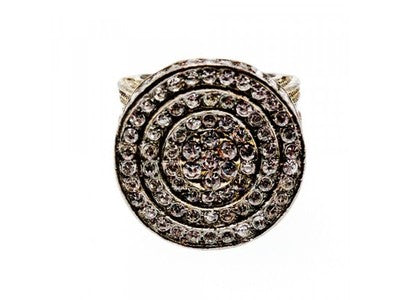 925 Sterling Silver CZ Ring Size 6.5