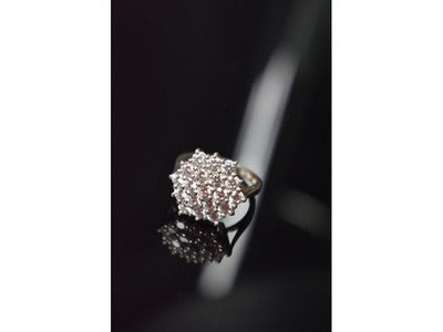 925 Sterling Silver CZ Ring Size 6.5