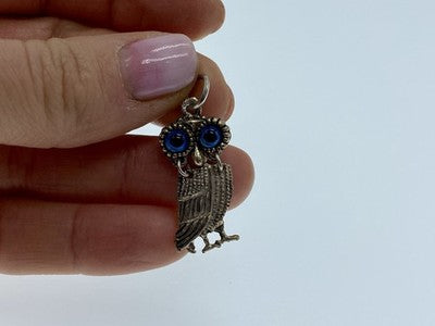 925 Sterling Silver "Owl" Pendant