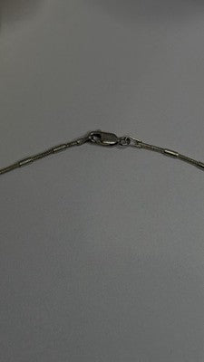 Minimalist 925 Sterling Silver Snake Chain Necklace Vintage Italian Style