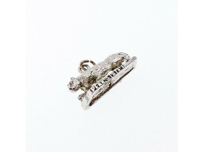 925 Sterling Silver Wolf Pendant