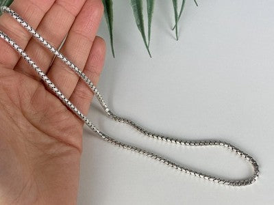 925 Sterling Silver Chain Italy Milor 23.6 in