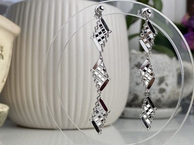 925 Sterling Silver "Luxury" Earrings