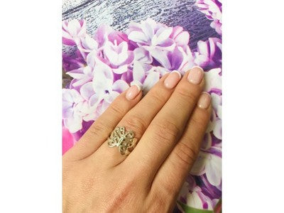 925 Sterling Silver "Butterfly" Ring Size 6.5