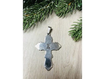 925 Sterling Silver Cross Pendant Mexico