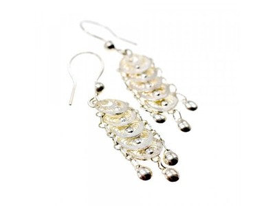 925 Sterling Silver Earrings Italy