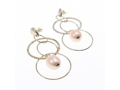 925 Sterling Silver Pearls Earrings