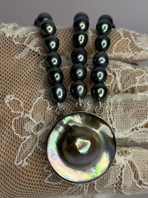 925 Sterling Silver Unique Bracelet Freshwater Pearls Lenght 8 Inch